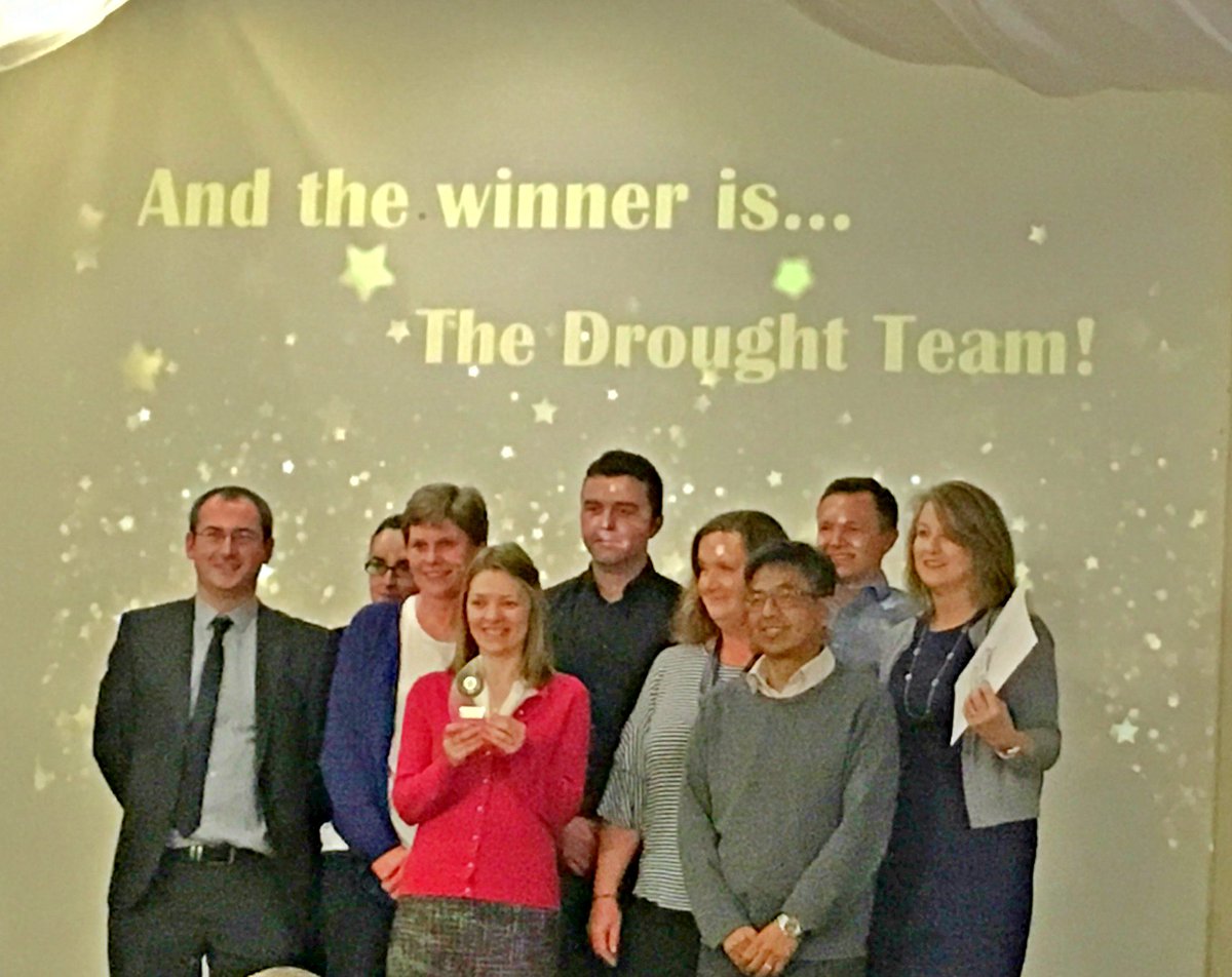 EnvAgencyNW's tweet photo. #GMMCPRIDEAWARDS the first winners are announced. Congratulations to #TeamEA's drought team https://t.co/iCfaGvQqdd