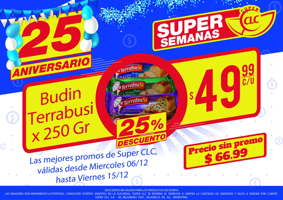 superclcok's tweet photo. 🌞 Ahorrá más en otra #SúperSemana de #SuperCLC 🌞
👉 Vigencia 15/12/2017 #EstáMejorQueNunca https://t.co/f1oYvIsNfq