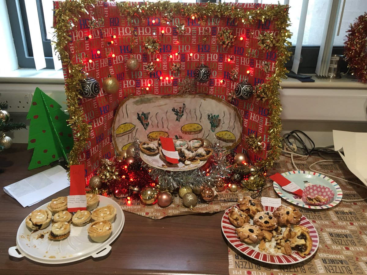 a1gail's tweet photo. @CPFTNHS great morning on the Acorn Unit. Mince pie completion judged and a blazing success.  Cake made by all on the Unit. @AcornCPFT https://t.co/xP1G4d2DLM