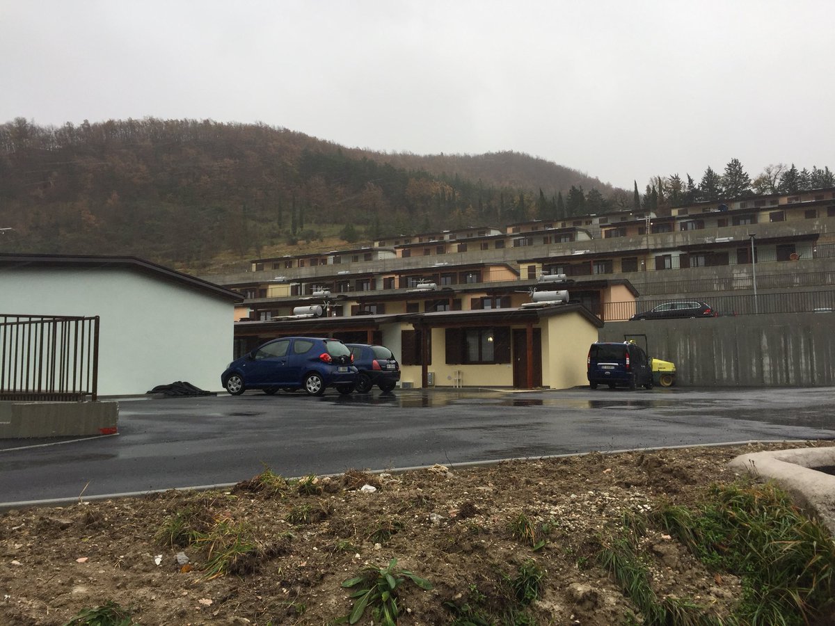 Jonathan P. Stewart (@stewartjpucla) on Twitter photo Return with <a href="/strega29/">Alisa Facchini</a> to Visso and Pieve Torino one year after earthquake, meeting w engineers and local leaders working on reconstruction. Picture shows temporary housing for people displaced. Thanks to PierLuigi Pascale for hosting us. Return with <a href="/strega29/">Alisa Facchini</a> to Visso and Pieve Torino one year after earthquake, meeting w engineers and local leaders working on reconstruction. Picture shows temporary housing for people displaced. Thanks to PierLuigi Pascale for hosting us.