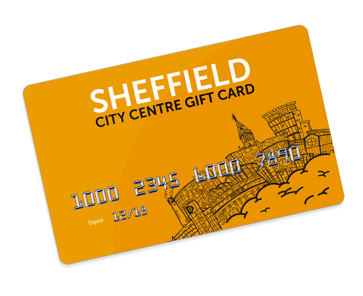 SheffieldBID's tweet photo. The #SheffieldGiftCard can be redeemed at 70 venues in Sheffield city centre and is the ultimate local gift for friends, family, staff or clients this Christmas. Order yours this week and it'll be with you by Christmas! https://t.co/8jrYEYOA8q https://t.co/ldkNMgDCTe
