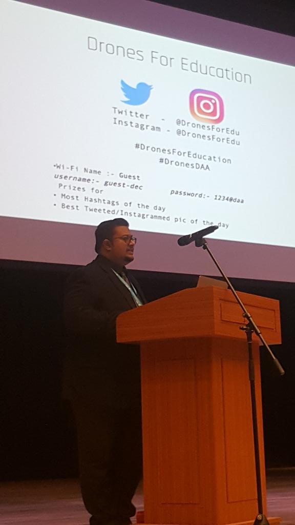 MrScottMacD's tweet image. So excited to be at #DronesforEdu here at DAA. Awesome work Sreejit! @gems_daa @daa_innovate