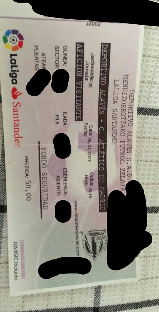 SoloAtm1982_'s tweet photo. @gentelman01003 @Iraultza1921 Inventado? 50€ cobraron y te dejo la prueba, se llenan el bolsillo? Si, pero si alli se hubieran mantenido los 30€ este año no habrian subido así, a veces hay que mirar lo propio antes de atacar a los demas https://t.co/ilVb2XifQw