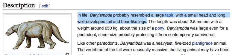 blchandler9000's tweet photo. So, actually, it looked nothing like a tapir, then... #barylambda https://t.co/HmKn8TlSfx