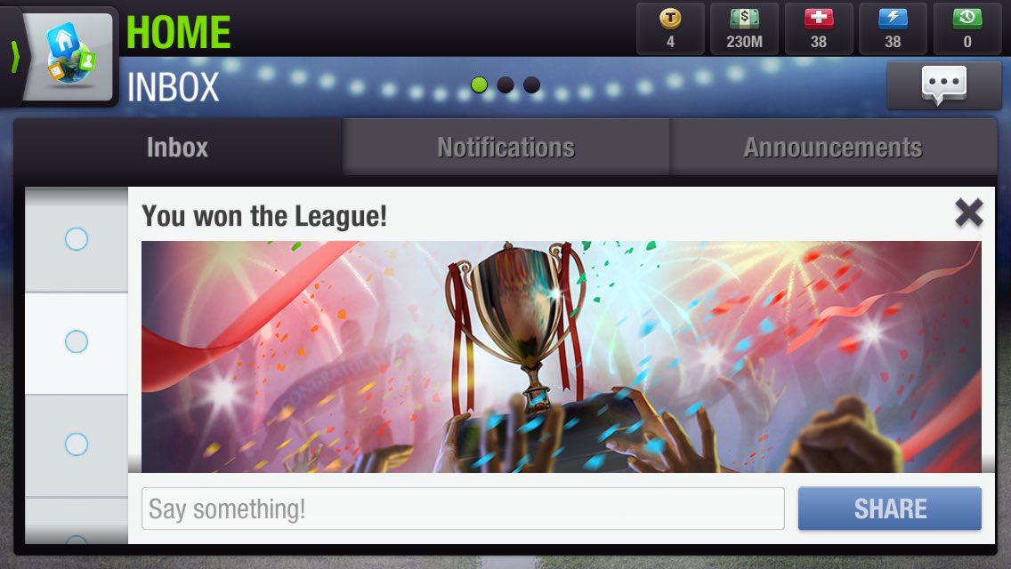 TopElevenCFC's tweet photo. Let���s get you all caught up then shall we, first of all we won the league even though we drew on the last day https://t.co/5VPhXW38Is