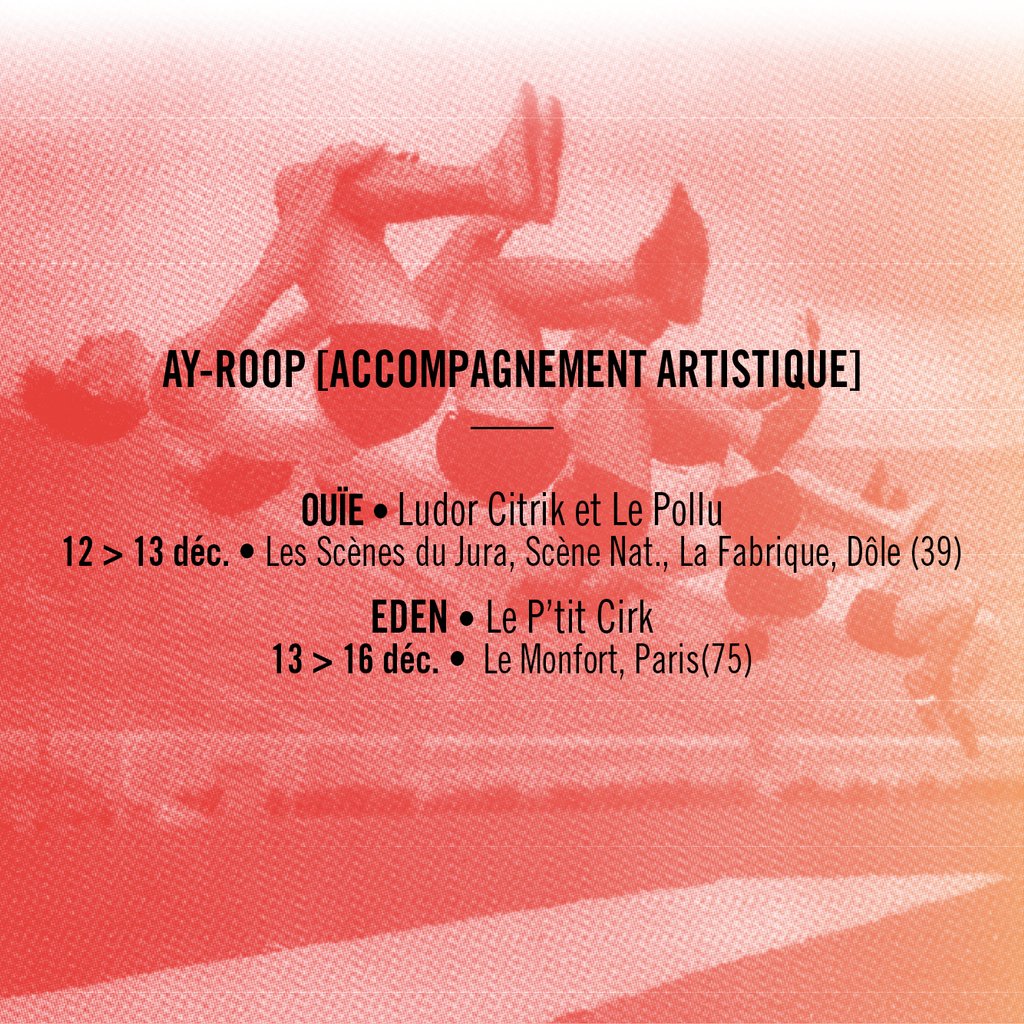 Du 11 au 17 décembre, @MonfortTheatre #Paris @LesScenesduJura #Dole
#cirquecontemporain #incircuswetrust