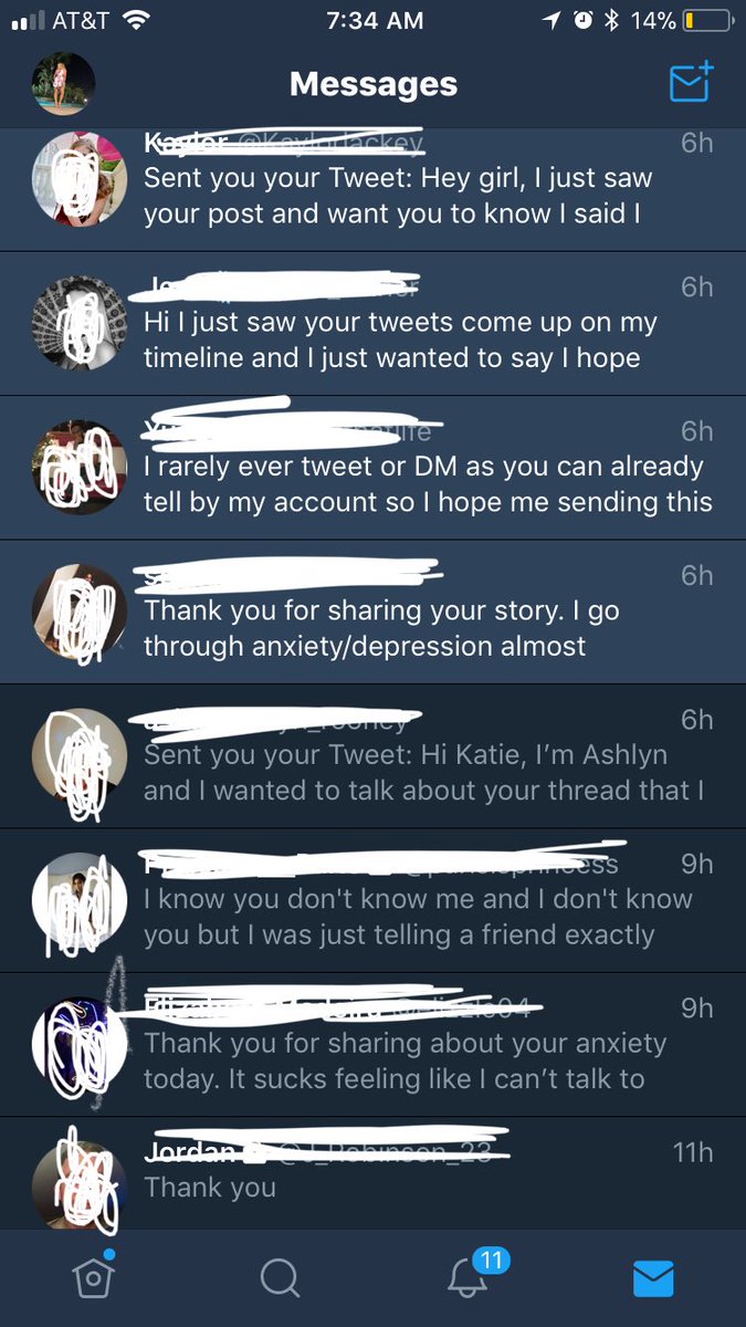 Wow.. I just woke up and Im so overwhelmed with the response Ive seen from this. So many of you are absolutely amazing. These are the DMs that are just in my requests & Ive received more as Im typing this. I promise Ill respond to each of you, but seriously, THANK YOU. All of you