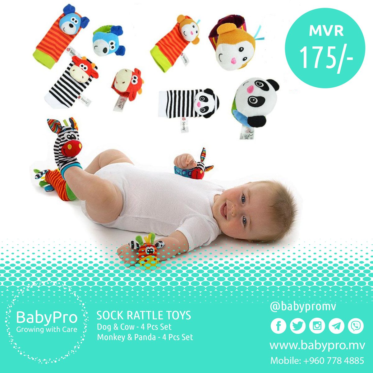 babypromv's tweet photo. Sock Rattle Toys #socks #rattletoy #rattletoys #toys #babyfun #developmenttoys #babylove #babyfuntime #babycute #babypro #babypromv #babyproducts #babymv Order from social media apps @babypromv or just call #7784885 https://t.co/xFFOEDVXT0