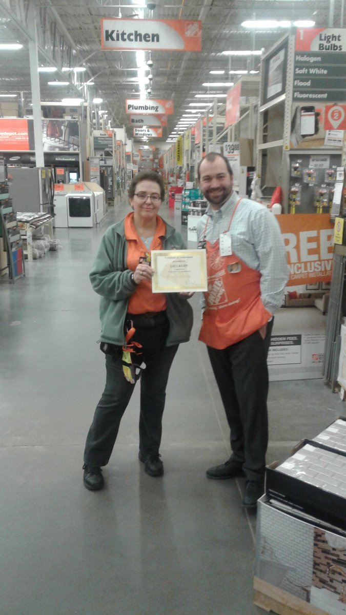 4 great years with the depot  Congrats