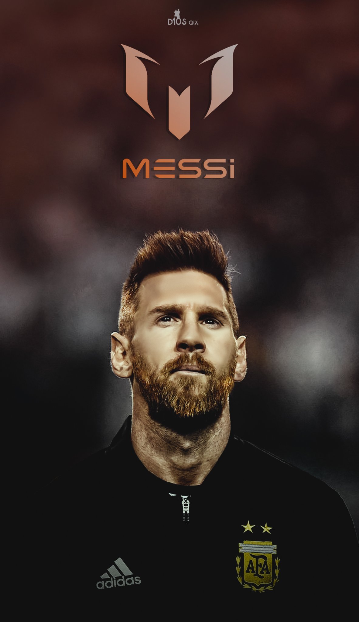 Messi Logo Wallpaper  Download to your mobile from PHONEKY