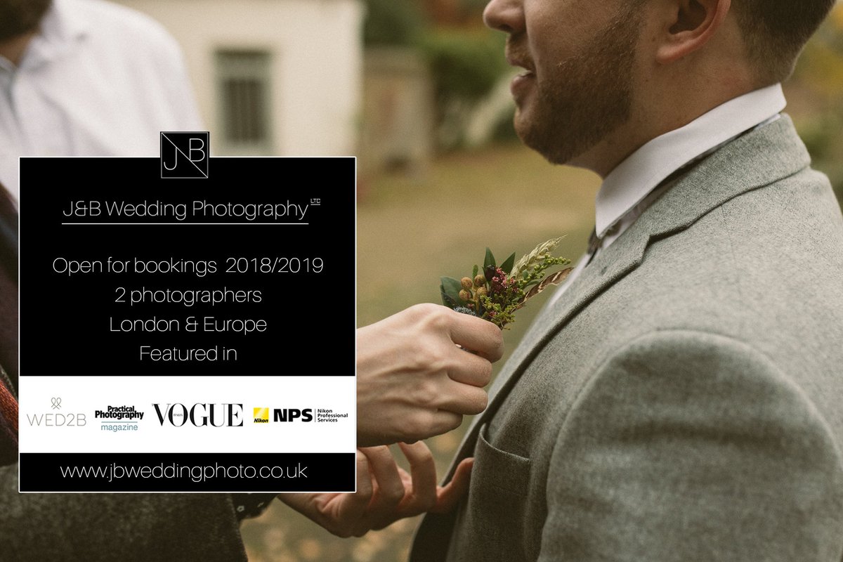 JBWEDDINGPH0T0's tweet photo. Open for bookings 😀📷💑

New year is just around the corner. Be the first to get your #Wedding Photography booked before the high season dates are filled. Few days are still available 😀

#shesaidyes #heproposed #engaged2017 #proposal #london #hitched #bride2be #wed2be #bride https://t.co/7wv3RDT5Vk