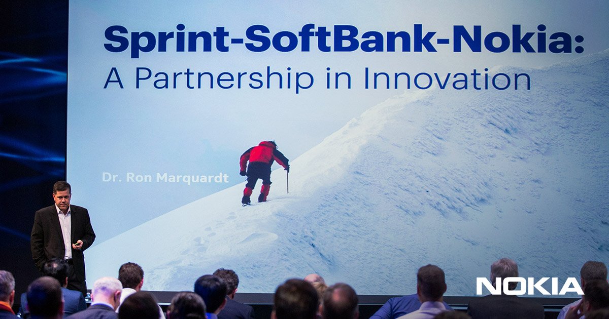 nokia's tweet photo. Dr. Ron Marquardt  @sprint : The future is going to be about #massiveMIMO: enhancing #LTE, enabling #5G. This is also our path to 5G, a huge opportunity for us and the world. https://t.co/4LOKav9EsZ #NokiaIAR https://t.co/7yAX3hsmgY