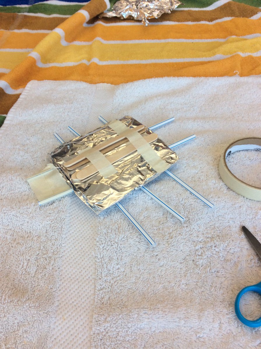 letsbuildinfo's tweet photo. Happy to be at Newman kindergarten this week!  The students are making boats strong enough to float Bears across the Atlantic Ocean... check out their designs. https://t.co/F9XnykjGPb