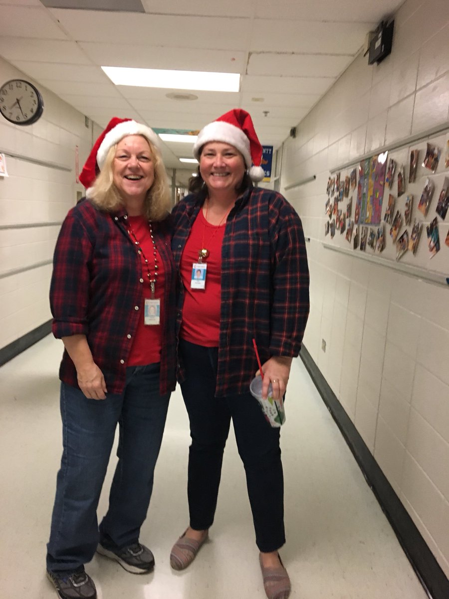 Santa wears plaid! #bsieaglepride #bsiholiday17