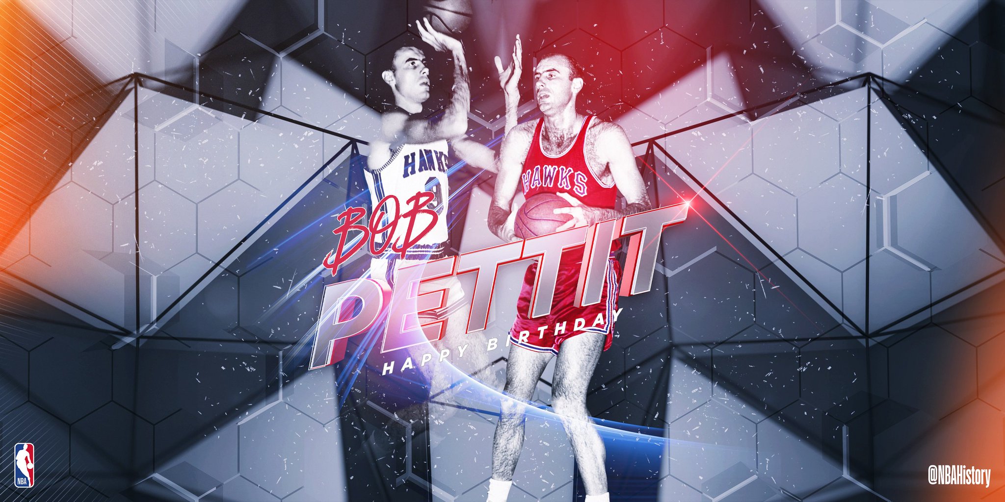 Happy 85th Birthday to 2x MVP, 11x All-Star and Hall of Famer, BOB PETTIT! 