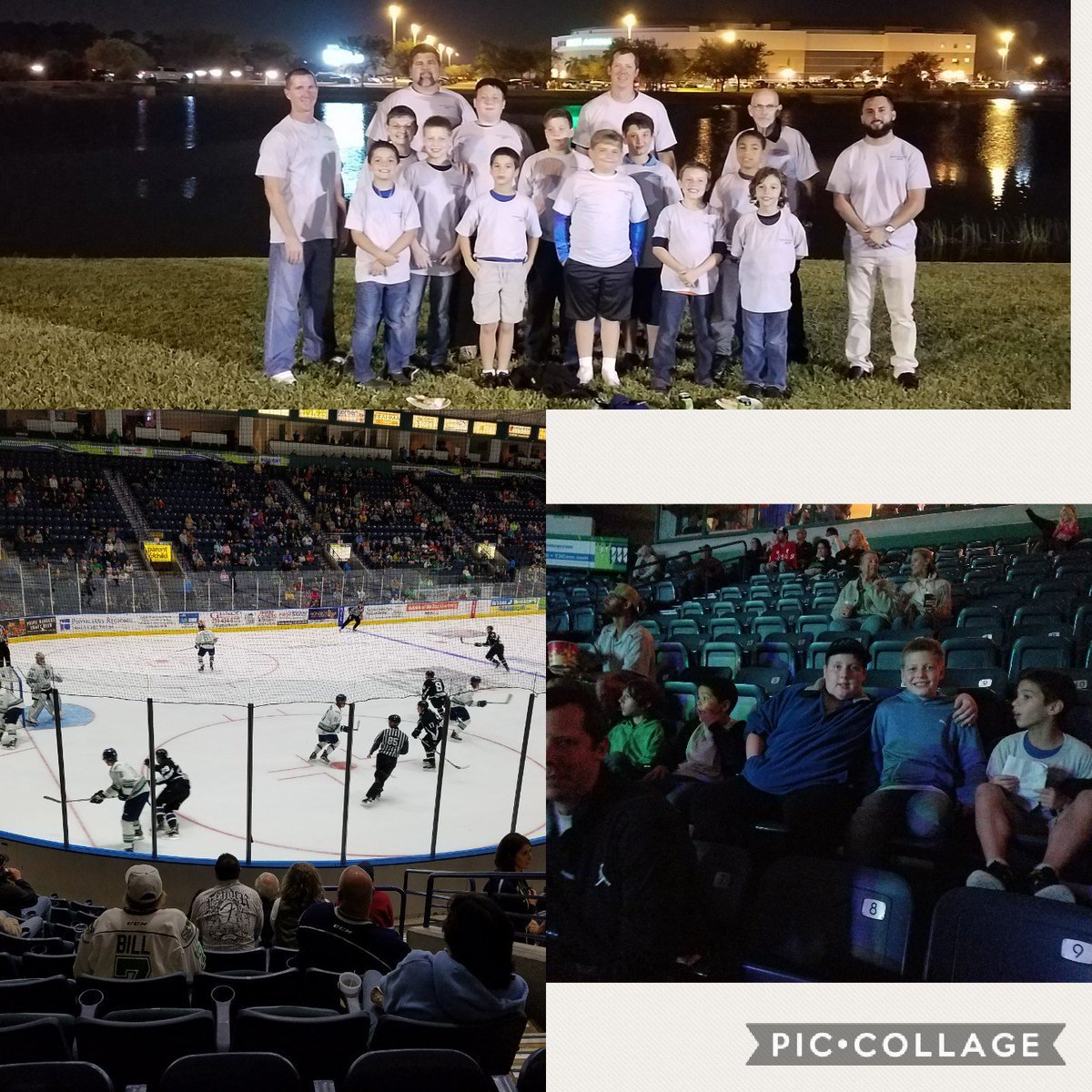 A group of Bayshore students enjoyed the Everblades game Friday night.