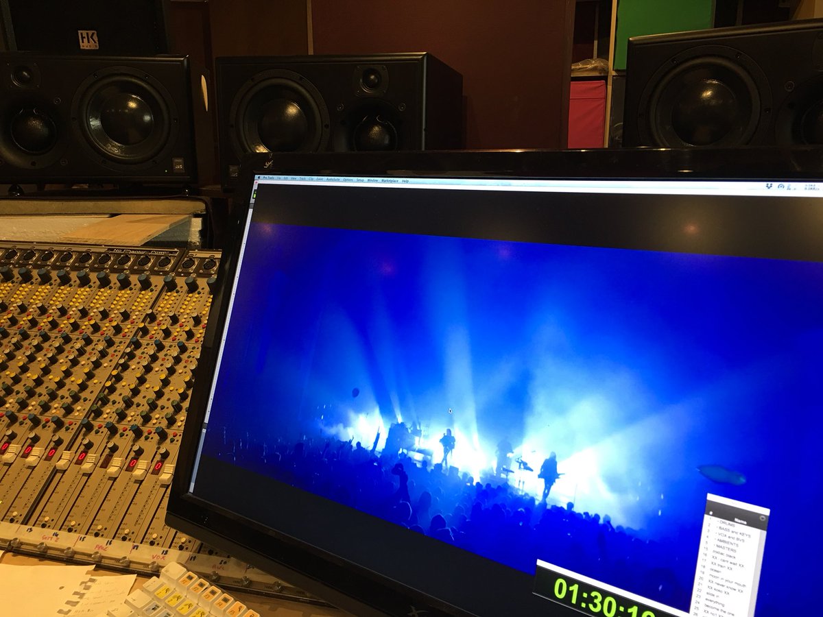 _Evansson's tweet image. Mixing Goldfrapp live in 5.1 on ATCs - exciting...