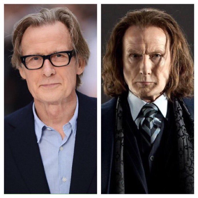 December 12: Happy Birthday, Bill Nighy! He played Minister for Magic Rufus Scrimgeour in the films. 
