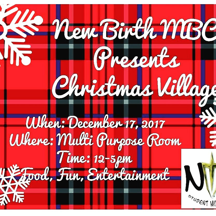 NewBirthSM's tweet photo. We are 5 days away from our Christmas Village Fundraiser in our Multi-Purpose Room @newbirthmbc https://t.co/WTiRzJpWeO