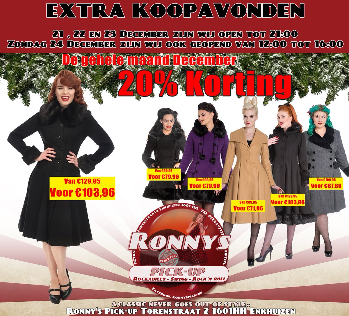 Ronnys_pickup's tweet photo. Extra #koopavonden en #koopzondag in #Enkhuizen. 
En we hebben hele mooie #aanbiedingen. 

Mocht u er noet uit willen, u kunt ook shoppen in onze #webshop waar we gratis verzenden...
Let op hele maand 20% #korting https://t.co/cbGD1EUPP2