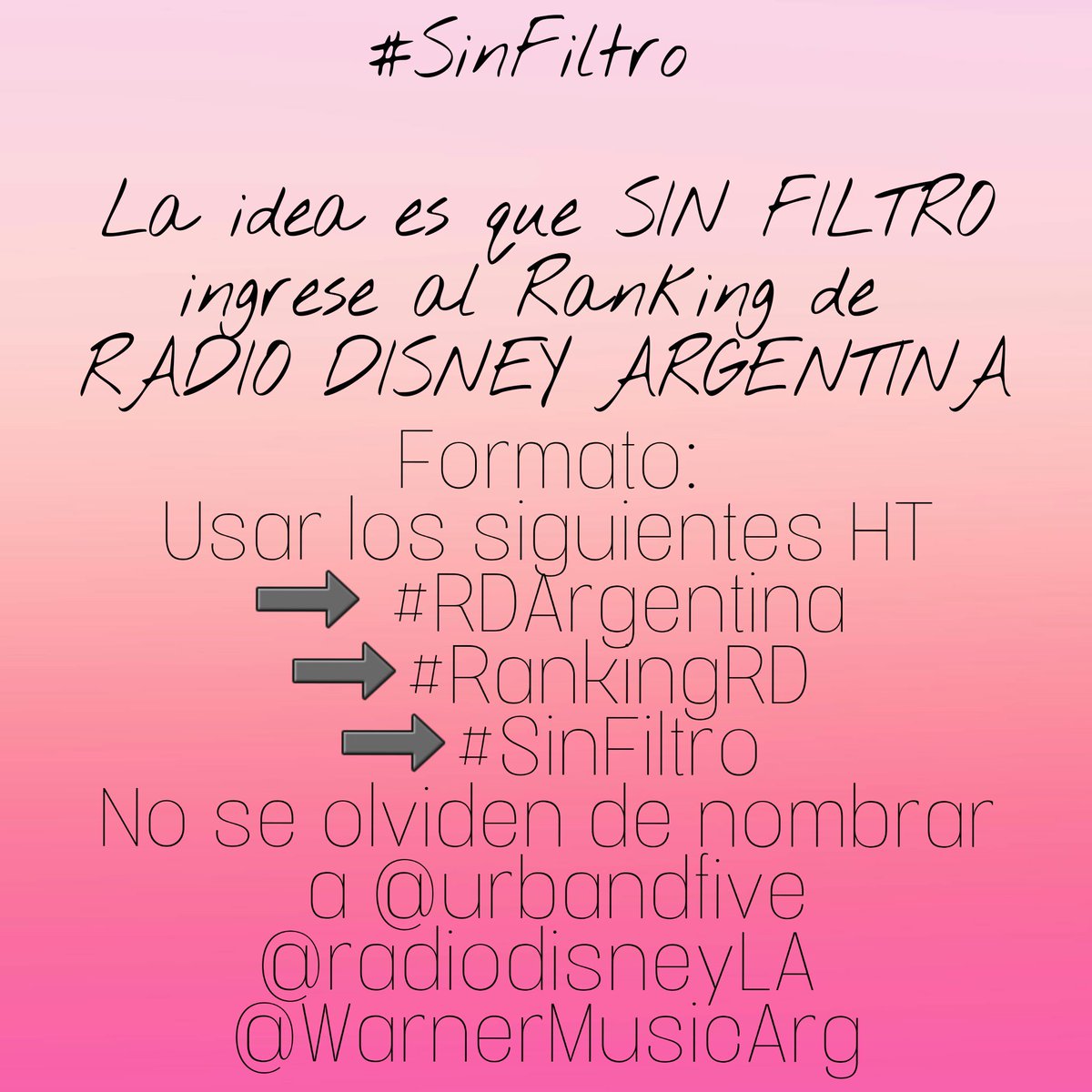 ArgUrband5's tweet photo. Por ahora vamos a hacer estas misiones todos los días ❤ necesitamos mucho el apoyo de todas las Urbanders Argentinas  (y todas las que quieran ayudarnos) #Urband5EnArgentina @WarnerMusicArg @urbandfive https://t.co/ezQru9ZtL4