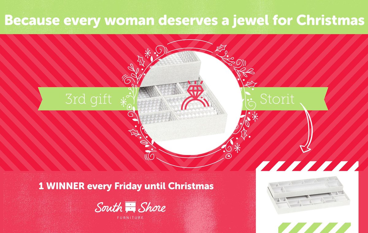 This week you could win a jewelry drawer organizer.
To participate click here: buff.ly/2BbsEZs
#HolidayContest