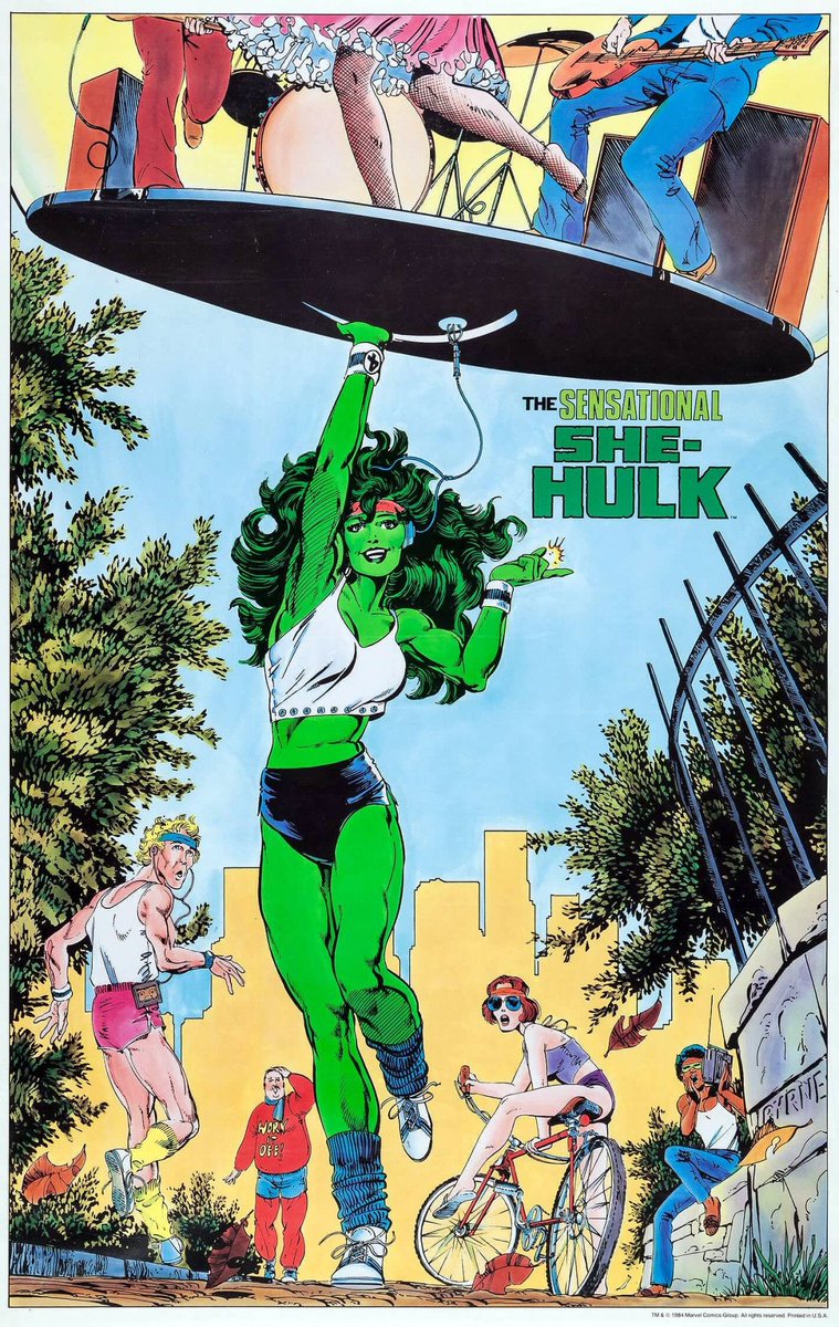 marvelinthe80s's tweet photo. Sensational She-Hulk poster by John Byrne (1984)

#Marvel #Comics #80s #1980s #Retro #JohnByrne #SheHulk #Art #Poster #ComicArt #MarvelComics #Marvelinthe80s https://t.co/UfXCExb0Xx