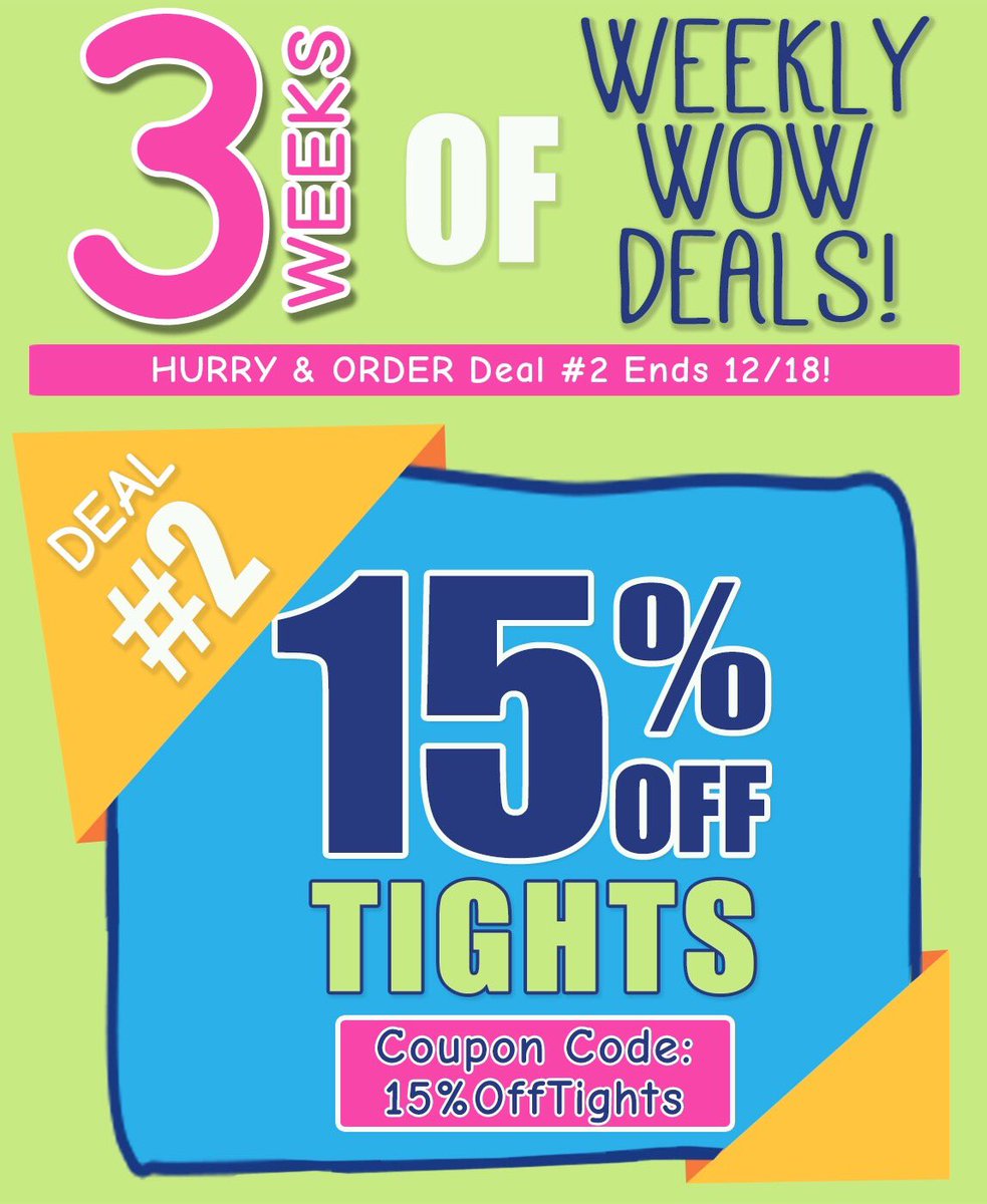 JefferiesSocks's tweet photo. 15% Off ALL #Tights! Only on online orders, use code: 15%OffTights. #SockSale ends 12/18/2017. Shop Now https://t.co/tBywPr5fPW https://t.co/0GAaKwqZpo