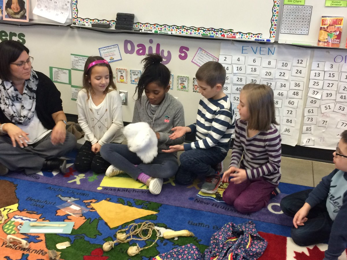 eva_r26's tweet photo. Students were engaged in a hands on story about the life of an Inuit family. https://t.co/zjQBiO5Ukk