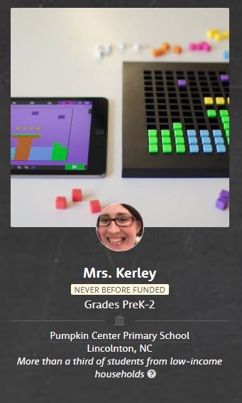 EmLibrarian's tweet photo. https://t.co/zUjzQWKdGF
#DonorsChoose @stephencoIbert #Help Only two days left! #Coding #STEM #Kindergarten #Firstgrade #Secondgrade #Grants #Diversity #Centerbasedlearning https://t.co/3hUfz7KRVL