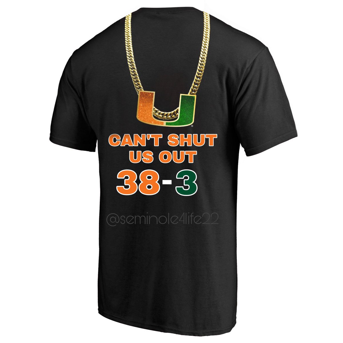seminole4life22's tweet photo. Did y'all see the back of their ACCCG participation shirt??? https://t.co/e0JGUspeZ3
