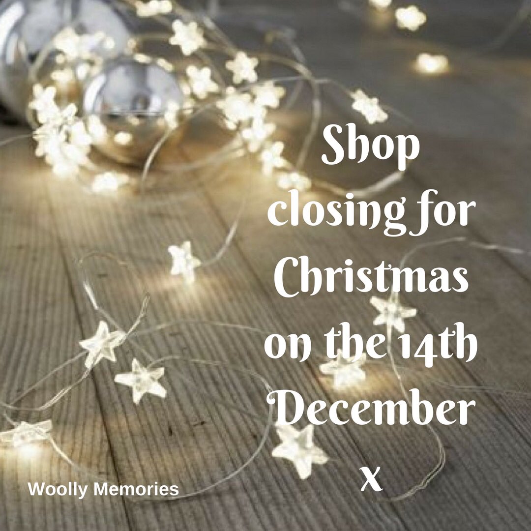 Hi everyone! Just a little reminder that I’m closing the shop on Thursday for Christmas #smallbizlife #closingforchristmas #smallbizowner #supportsmallthischristmas #buyhandmadethischristmas
