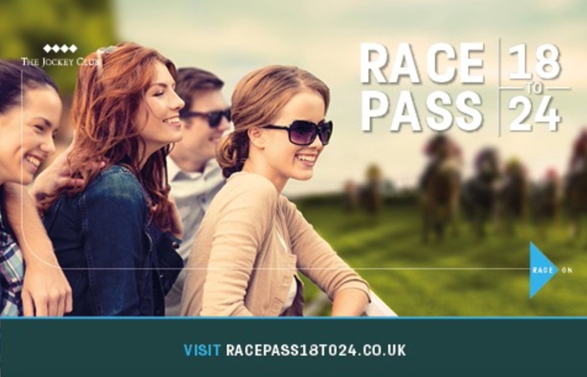 Amazing deal from <a href="/TheJockeyClub/">The Jockey Club</a> for 18 to 24 year olds! 

Go and get a free race pass for half price tickets now here: racepass18to24.co.uk