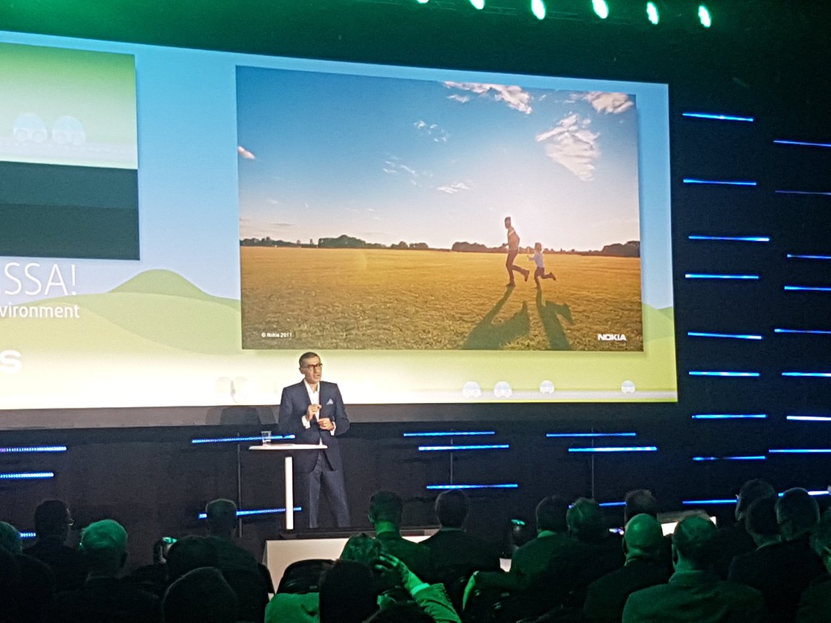 Rajeev Suri from <a href="/nokia/">Nokia</a> talking about smart cities and ecosystems #suomi100