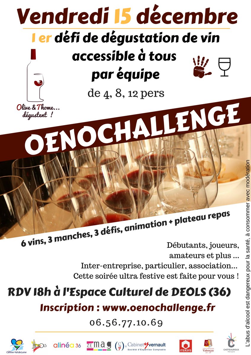 OliveEtThome's tweet photo. #Vin pour info les #oenotwittos #oenochallenge est en recherche de 2 équipiers pour compléter une équipe de 4. info en MP/ olive.thome.degustent@gmail.com pas de panique, c'est dans 3 jours à Déols (36) 😬😁😂🍷👏👏 https://t.co/k5FaCCqjB4