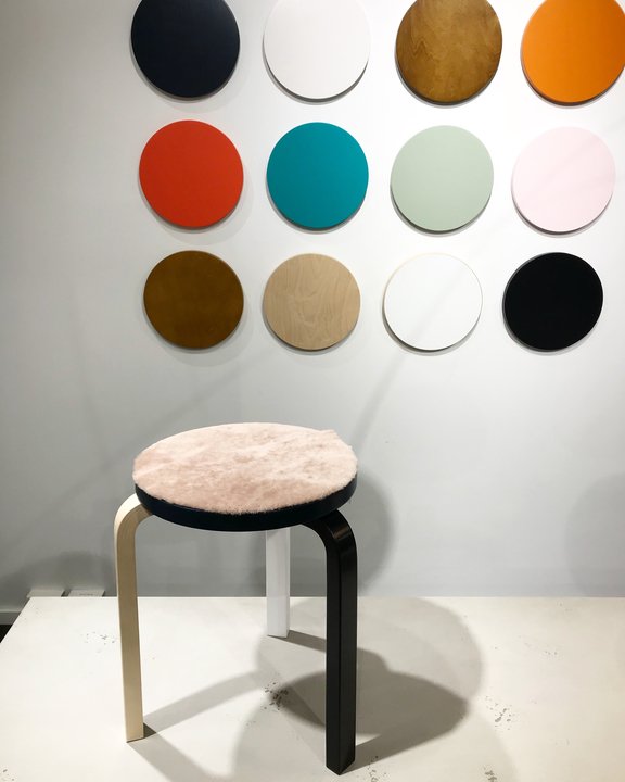 ONARStudios's tweet photo. A gift to impress - timeless design classic @artek_global stool covered up in Onar Studios ✨ ONAR Studios for ARTEK in almondy merino shearling. Available at Artek Helsinki, Keskuskatu 1 B. #onarstudios #artek https://t.co/N5q3vamy0B