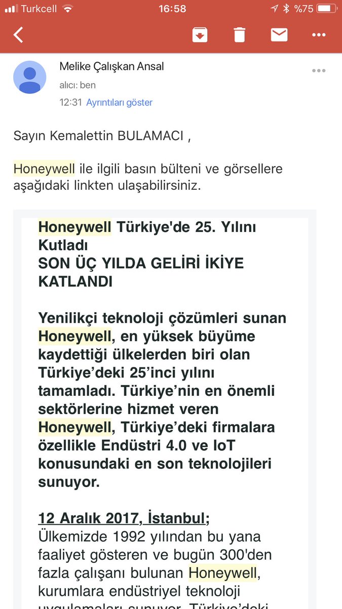 Kemalettin's tweet photo. 29 Kasım'da #piyarcı kardeşlerime şöyle bir uyarı geçmişim. FOTOĞRAF 1-A.
Gel gelelim @sevdasolak ve ajansı buna kulak asmamış.
Şahsım ve @BTDunyasi #timepr ve müşterileri ile @honeywell_tr ile bir daha muhatap OLMAZ. https://t.co/VrblULYxsC