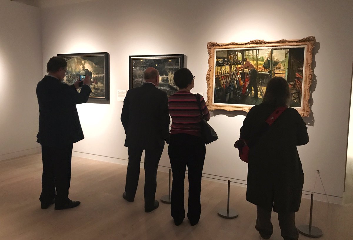UniOfHull's tweet image. This afternoon saw us host a launch event for our new exhibition, #PaintingPower: The Art of Terence Cuneo. 🚂

The exhibition takes a fresh look at Cuneo's amazing range, and is open to the public tomorrow!

Find out more: ow.ly/BKW730h3bRr