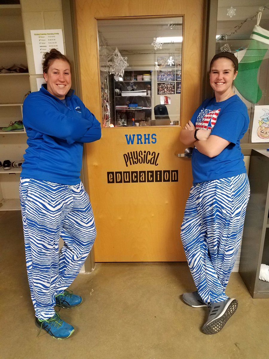Zubaz for dayz #warustaffspirit #jrblues #womenofPE
