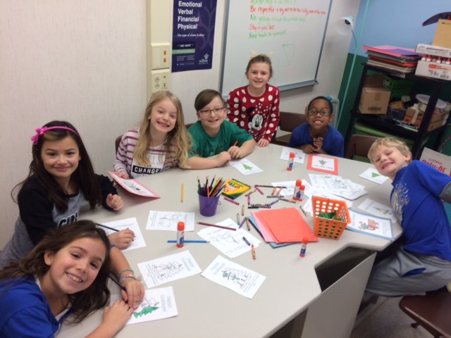 PRS_PrimarySC's tweet photo. This year's second round of PSC students have started! Today they sang Christmas carols while making Christmas cards. #GCpride #PRS50 https://t.co/xpm1Do12BT