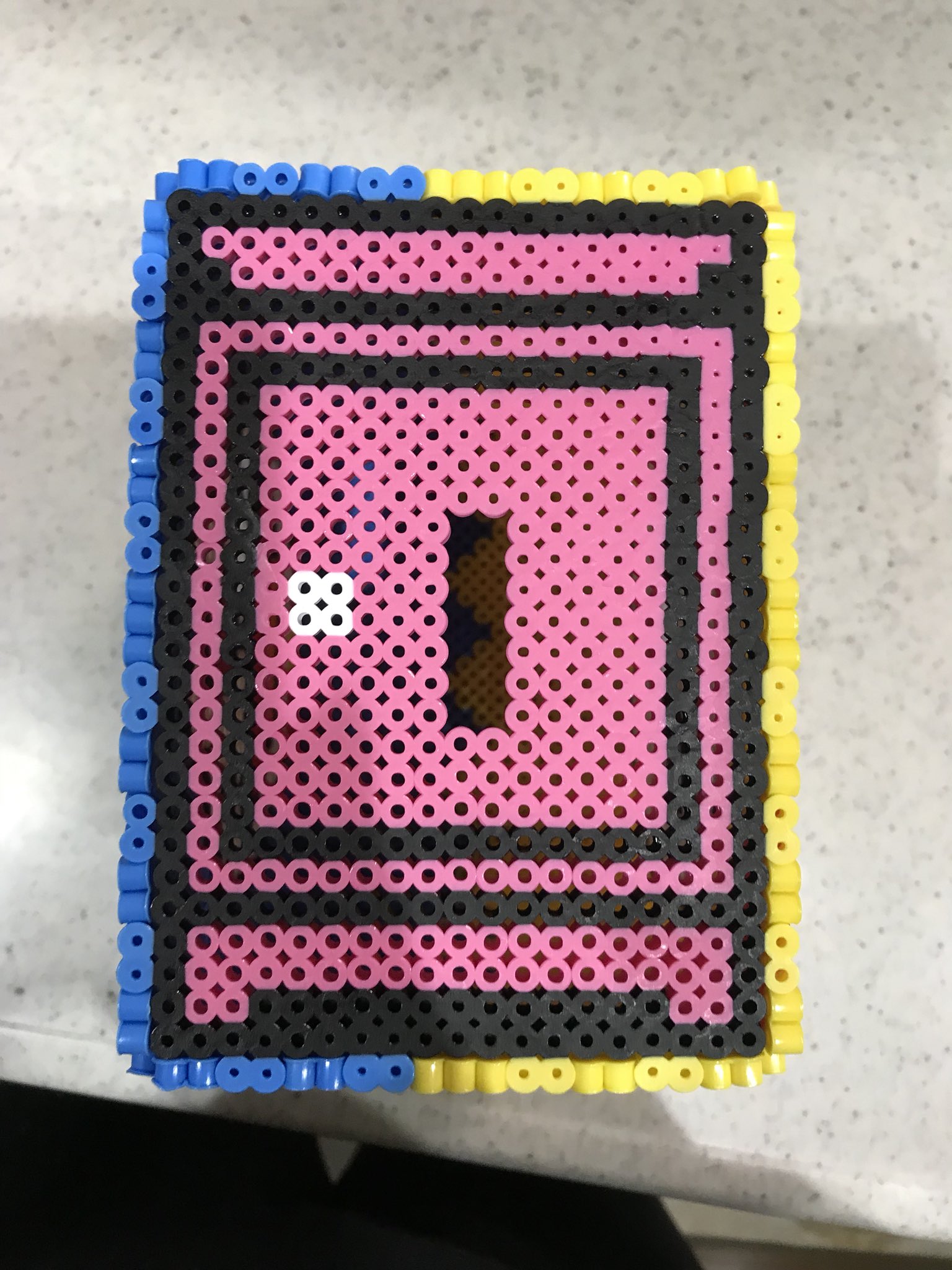 たかえもん Twitterissa 息子オーダーのドラえもん貯金箱 ドラえもん 貯金箱 アイロンビーズ パーラービーズ