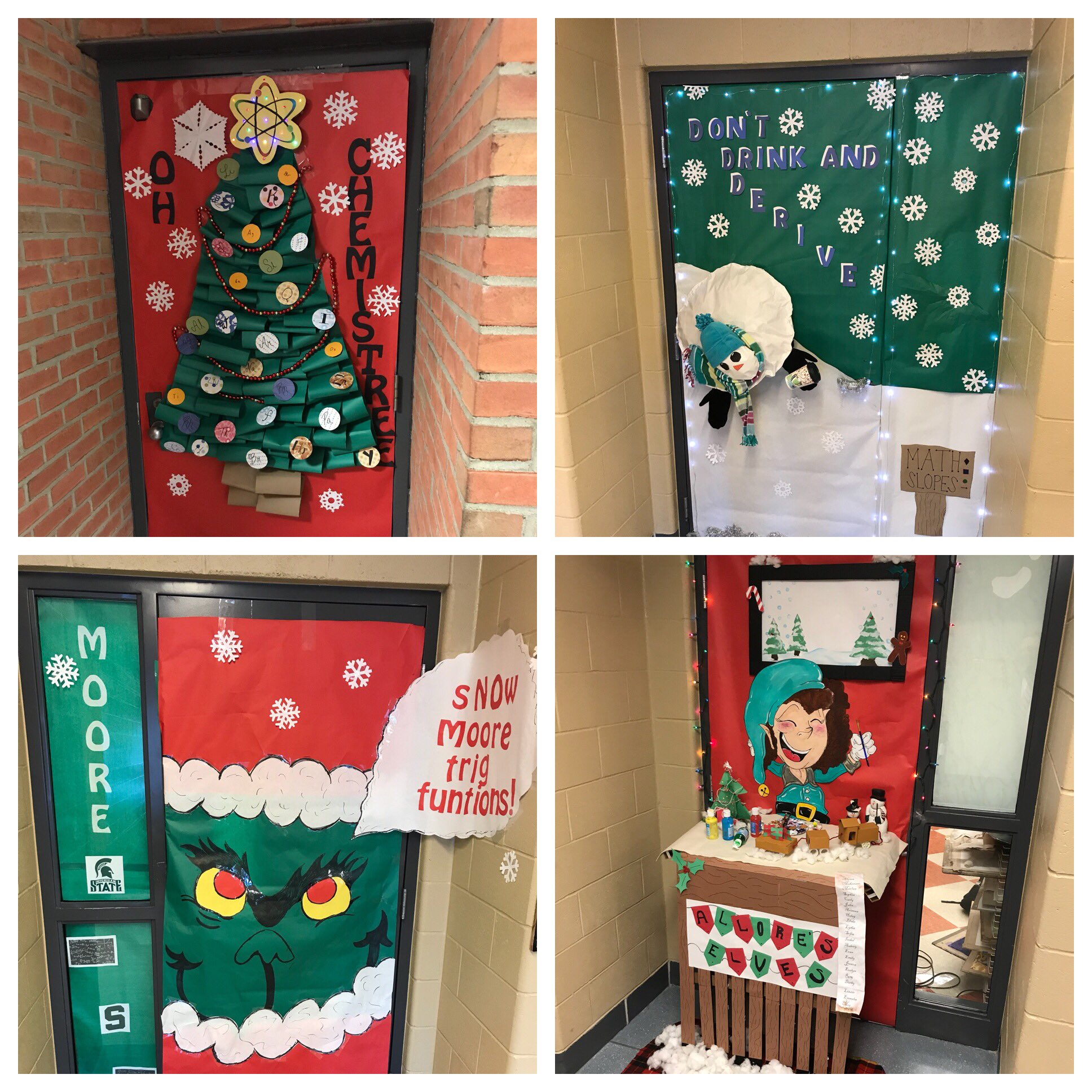 Creative Christmas Door Decorating Contest Pictures