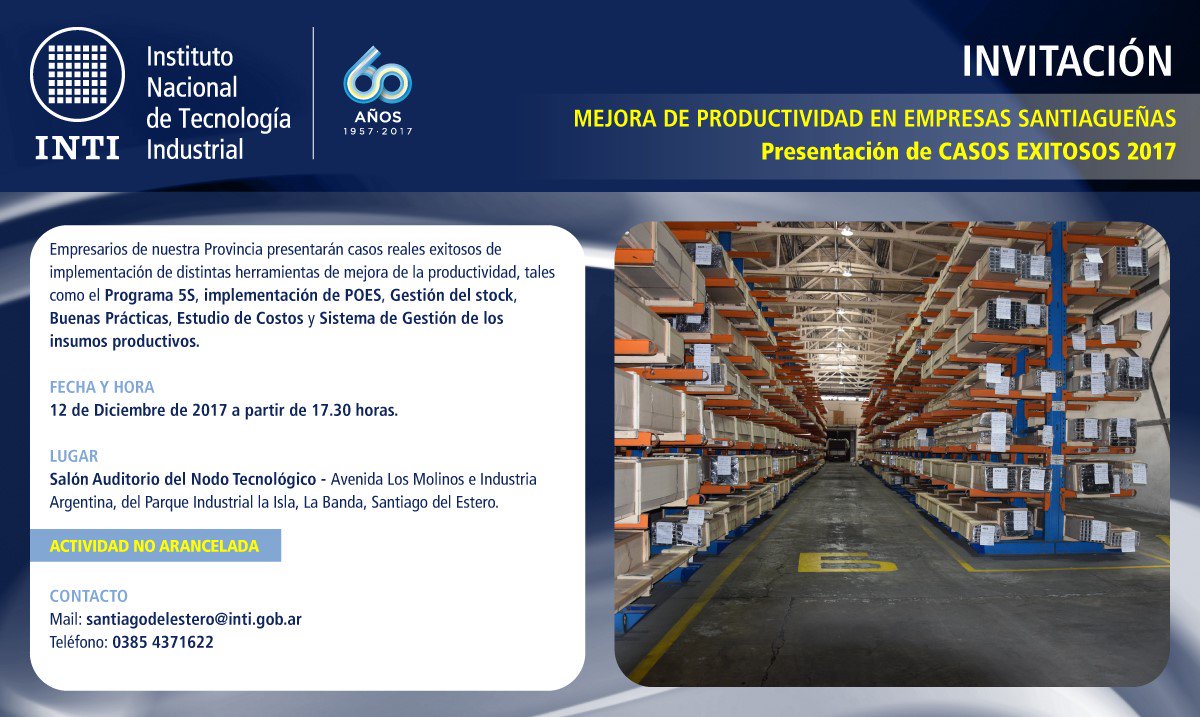 RedTGINTI's tweet photo. Hoy en Santiago del Estero, presentamos casos de éxito de empresas locales en mejora de la productividad. ¡Inscribite! 👉
https://t.co/fAJU9gomO6 …
El programa de actividades acá 👇 https://t.co/uJlZwiHFms