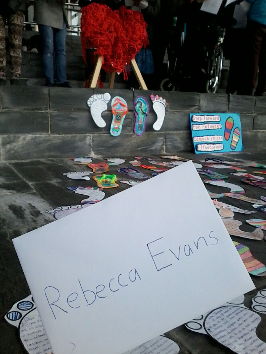 SwanseaCoS's tweet photo. We've delivered a Christmas card and invite to @RebeccaEvansAM - hope to see you at Sanctuary in the Senedd on 24th January! #WalesSanctuary #NoddfaCymru https://t.co/rcWc17soaC