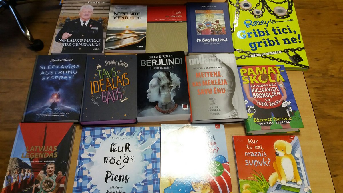 Kā jūsu dzīvē izpaužas dedzīga vēlme pildīt Dieva gribu?
Ķemeru bibliotēkā  lasot jaunās grāmatas. Vēl šogad gaidām visus interesentus.