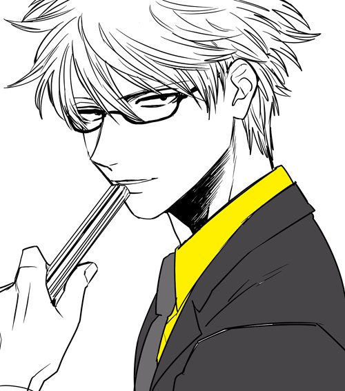 坂田弁護士 勝生勇利くん 阿伏兎 ルフィ #リプ来たキャラの顔だけ描く 