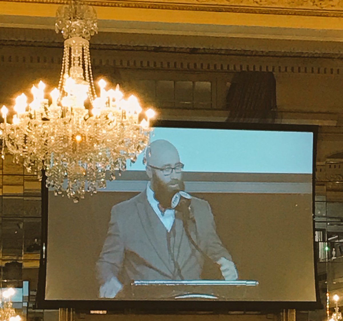 JMotte30's tweet photo. Honored and humbled that the @MotteFoundation received the inaugural Community All Star Award at the 48th Annual @macstlouis Jack Buck Awards held last night in St. Louis. Thanks to all the supporters who help us help those in their fight to #KCancer. https://t.co/7Ti1Sm58Ku