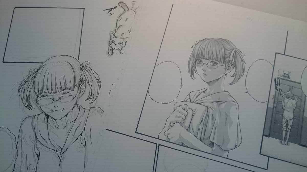黙々作業中 