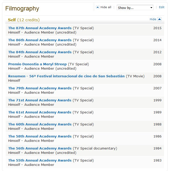 Happy birthday to Don Gummer, whose filmography is on IMDB. 