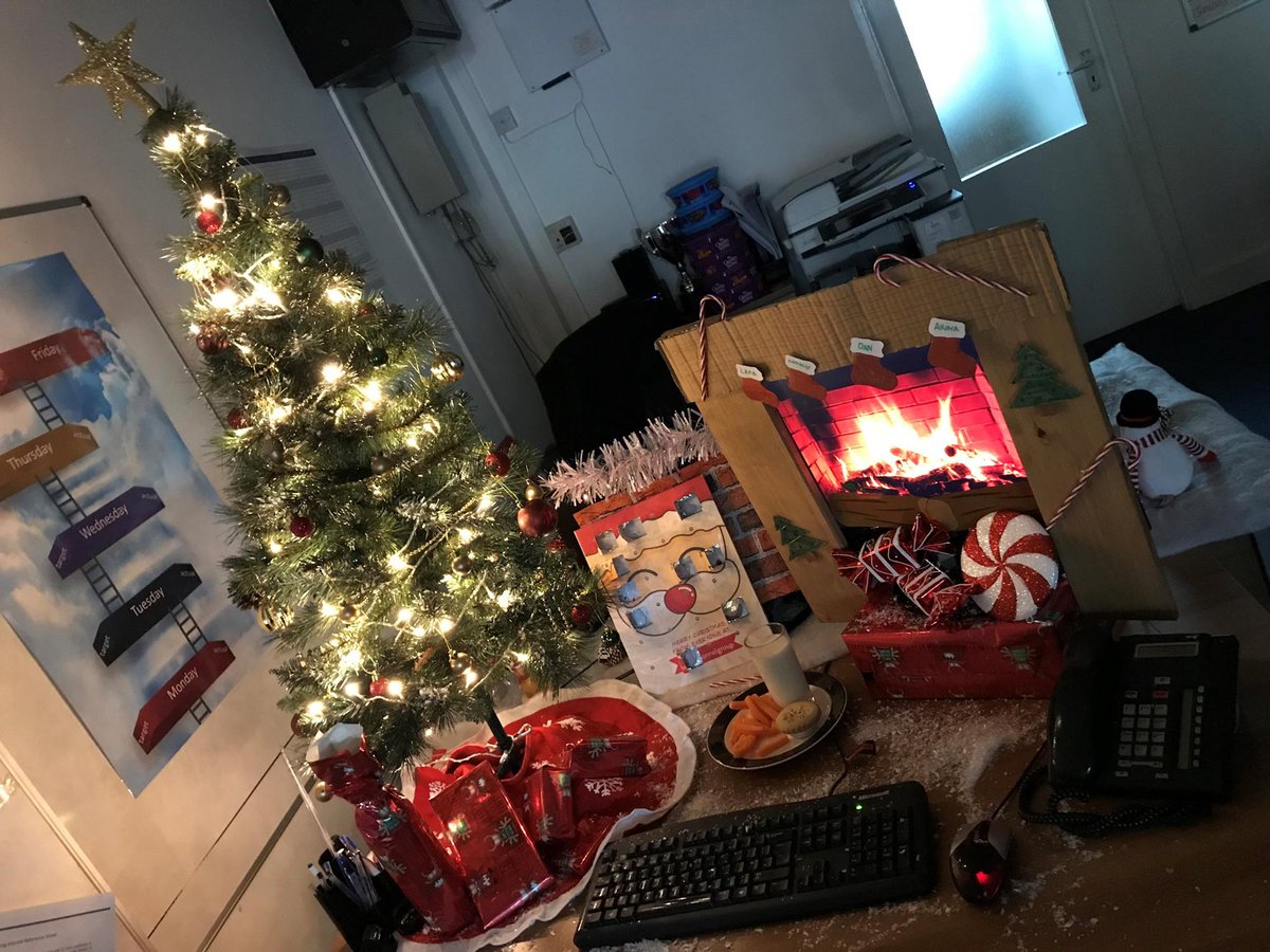 AtkinsonPage's tweet image. The festivities are in full flow at our Leeds Office! Take a look at our 'Decorate your Desk' competition and tell me which you think is the best....... #APpyChristmas #SantasComing #FoodManufacturing #Recruitment